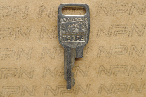 NOS Honda OEM Double Groove Ward Cut Ignition Lock & Switch Key T9364