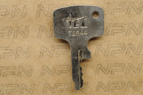 NOS Honda Lock Key & Ignition Switch Ward Cut Double Groove T2644