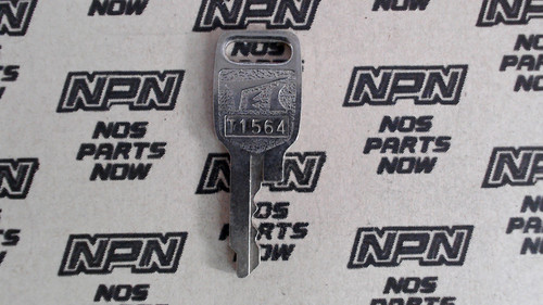 NOS Honda OEM Ignition Switch & Lock Key Ward Cut Single Groove T1564