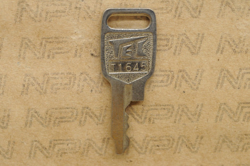 NOS Honda OEM Ignition Switch & Lock Key Ward Cut Double Groove T1645