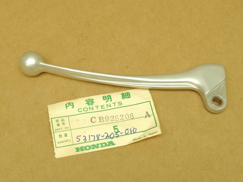 NOS Honda CB92 Left Handlebar Clutch Lever 53178-205-010