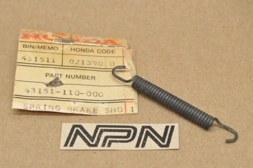 NOS Honda CR125 CT70 CT90 MB5 SL125 TL250 XL250 XL350 Spring 43151-110-000