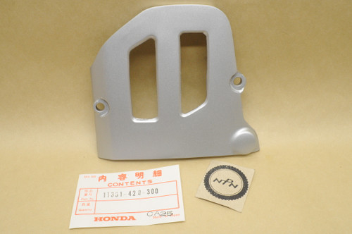 NOS Honda XL250 XL500 XR250 XR500 Left Crankcase Chain Sprocket Cover 11351-428-300