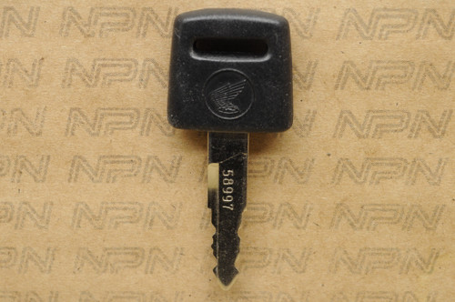 NOS Honda OEM Ignition Switch & Lock Key #58997