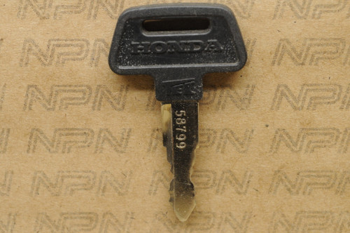 NOS Honda OEM Ignition Switch & Lock Key #58799