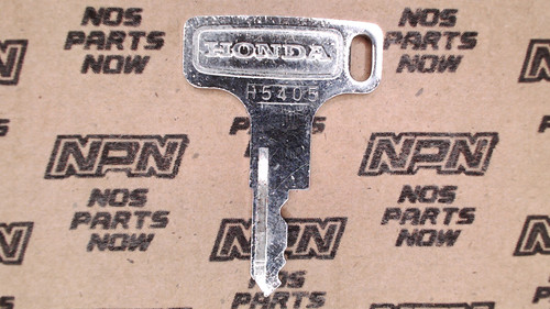 NOS Honda OEM Ignition Switch & Lock Key Single Groove H5405