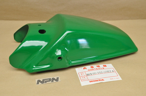 NOS Honda 1977 XL75 Spinach Green Rear Fender 80100-152-000 ZA