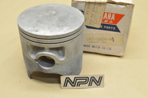NOS Yamaha 1979 YZ250 .50 Oversize Piston 2K7-11636-00