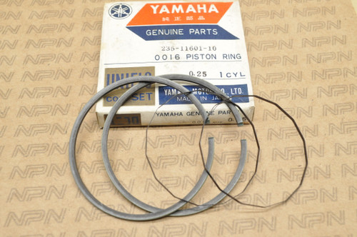 NOS Yamaha R3 YR1 YR2 .25 Oversize Piston Ring Set for 1 Piston 235-11601-10