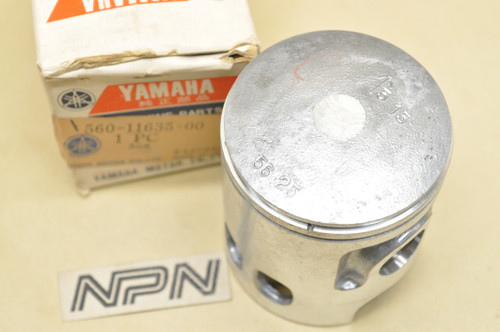 NOS Yamaha 1976 DT125 .25 Oversize Piston 56.25mm 560-11635-00