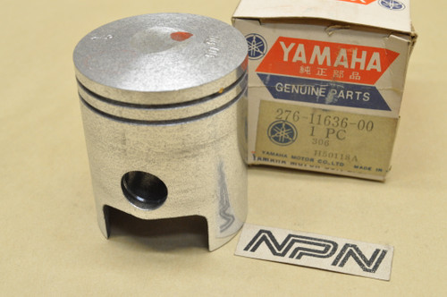 NOS Yamaha 1970-71 HT1 .50 Oversize Piston 50.50mm 276-11636-00
