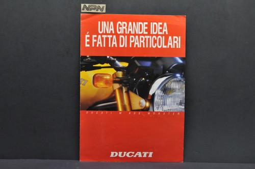 Vintage 1994 Ducati M 600 Monster Motorcycle Dealer Sales Brochure 