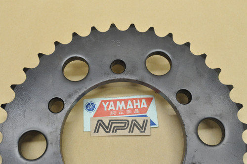 NOS Yamaha TX650 XS1 XS2 XS650 Rear Wheel Driven Sprocket 36T 256-25436-20-33
