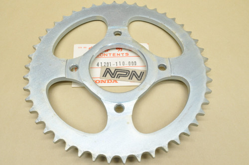 NOS Honda SL125 SL90 Rear Wheel Final Chain Drive Sprocket 46T 41201-110-000