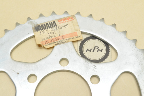 NOS Yamaha 1977-79 IT175 Rear Wheel Chain Driven Sprocket 43T 1W2-25443-00