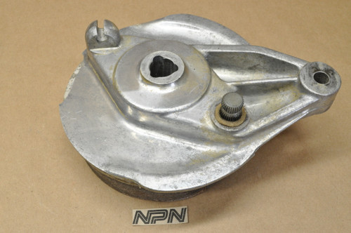 VTG OEM Honda SL350 K1-K2 Rear Hub Brake Panel Cover w/ Shoes 43100-312-010