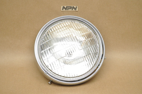 NOS Kawasaki H1 KH500 KZ1000 KZ750 KZ900 Z1 Head Light & Bezel Unit 23003-017