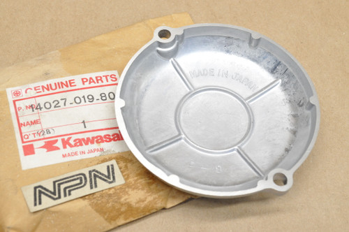 NOS Kawasaki KZ400 KZ440 KZ750 Points Contact Breaker Cover Cap 14027-019-80