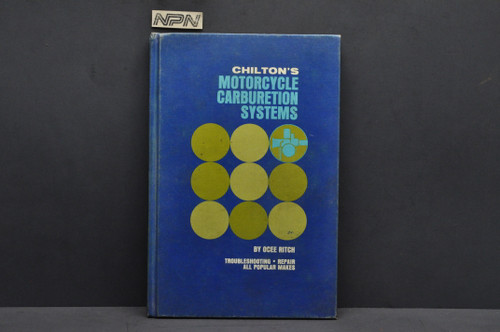 Vtg 1969 Chilton's Motorcycle Carburetion Systems Illustrated Book OCee Ritch