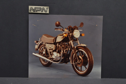 Vintage 1981 Triumph Royal Bonneville T140 Motorcycle Spec Photograph