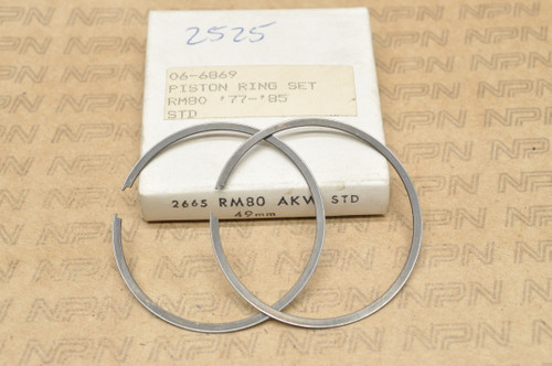 NOS Suzuki 1977-85 RM80 Rocky Standard Size Piston Ring Set 12140-46000