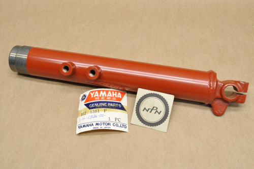 NOS Yamaha YG1 YL1 Vermillion Red Left Side Outer Fork Tube 124-23126-00