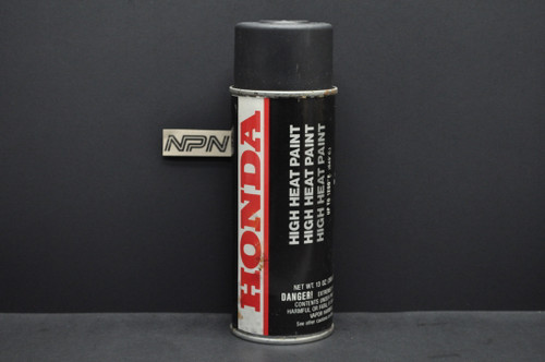 Vintage 1984 Honda Motorcycle Black Spray Paint Can