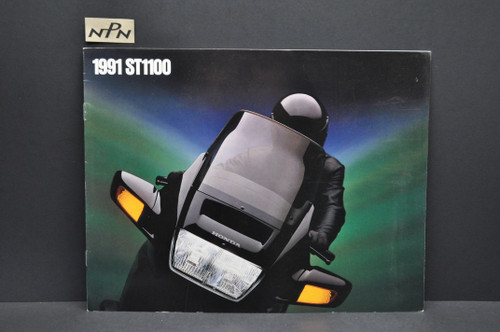 Vintage NOS 1991 Honda ST1100 Motorcycle Dealer Sales Brochure Westbys OK