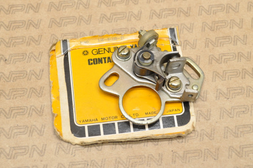 NOS Yamaha YDS2 YDS3 YM1 Left Ignition Points Contact Breaker Assy 156-81222-21