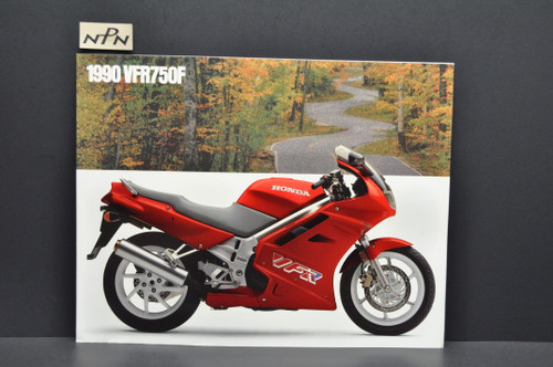 Vtg NOS 1989 Honda Hawk GT NT650 Dealer Sales Spec Brochure