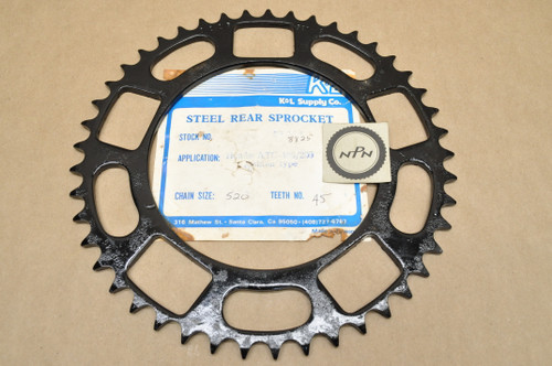 NOS Honda 1980 ATC185 81-82 ATC200 K&L Rear Drive Sprocket 45T 41201-958-000