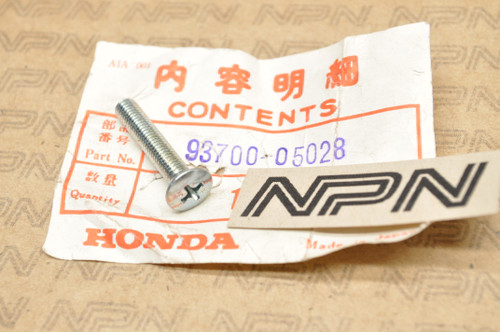 NOS Honda CB200 CL200 Oval Screw 5x28 93700-05028