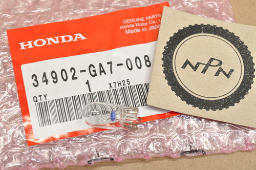 NOS Honda CB125 CT70 CT110 XL80 XL100 XL125 XL185 XR350 Light Bulb 34902-GA7-008