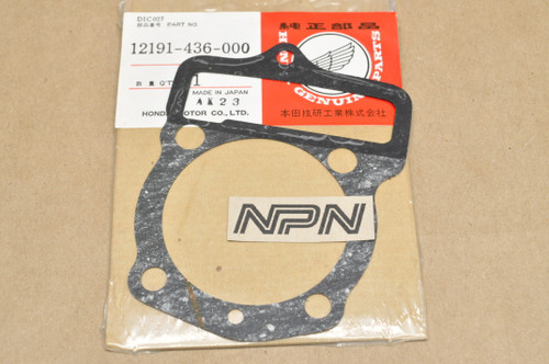 NOS Honda 1979-80 XL100 S Cylinder Base Gasket 12191-436-000