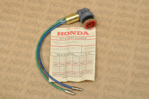 NOS Honda C110 CA110 Red Head Light Beam Indicator Pilot Light 37550-022-000