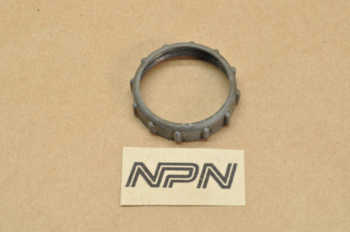 Vintage Used OEM Honda CL77 Right Carburetor Top Cap Cover Mount Ring Nut