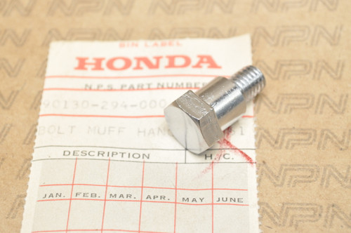 NOS Honda CL450 K0-K6 Exhaust Muffler Hanger Mount Bolt 90130-294-000