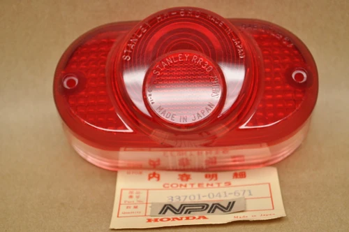 NOS Honda CB450 CB77 CL350 CL450 CL77 CL90 S90 Tail Light Lens 33701-041-671