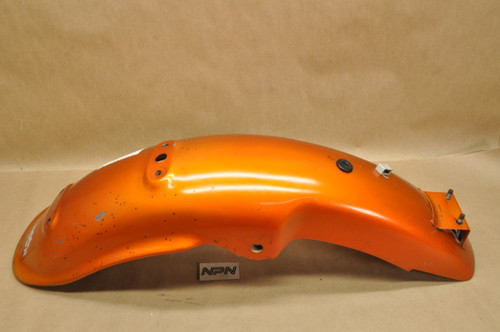 Vtg Used OEM Honda 1971 CL175 K5 Rear Fender Candy Topaz Orange 80100-316-670 DD