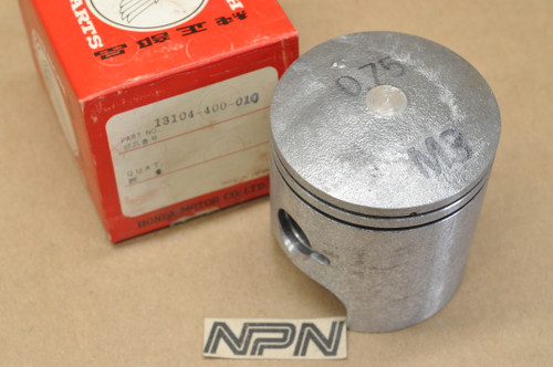 NOS Honda 1976-78 CR125 M Elsinore Piston .75 Oversize 13104-400-010