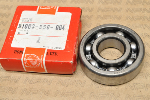 NOS Honda ATC250 CR250 CR450 CR480 MT250 Crank Case Bearing 91003-358-004