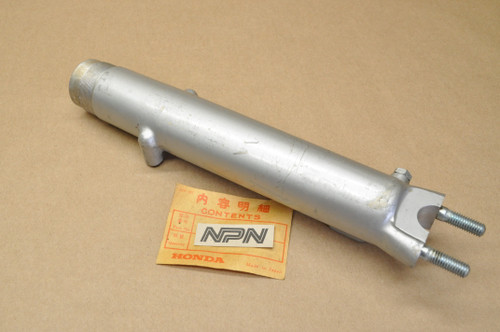 NOS Honda S90 Silver Left Front Fork Lower Tube Pipe 51566-028-040