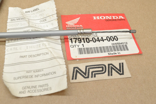 NOS Honda P50 Little Honda Throttle Cable 17910-044-000