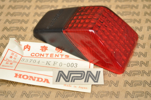 NOS Honda XR200 R XR250 R XR350 R XR500 R Tail Light Lens 33704-KF0-003