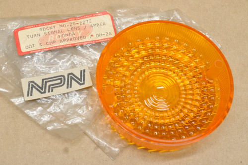 NOS Honda CB400 CB750 CB900 CX500 GL1000 VEM Turn Signal Lens 33402-377-671