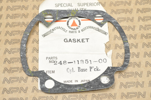NOS Yamaha AT1 CT1 DT175 MX125 MX175 YZ100 YZ125 Cylinder Gasket 248-11351-00