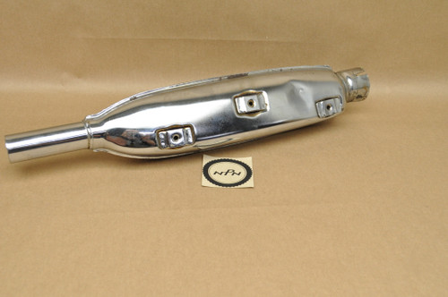 Vintage Used OEM Honda CL350 K2-K3 Left Muffler Exhaust 18410-318-010
