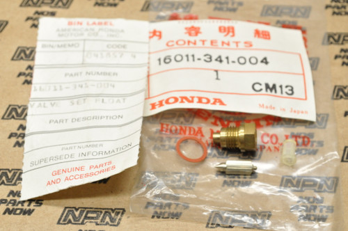 NOS Honda 1976 CB750 K CB750 F Carburetor Float Valve Set 16011-341-004