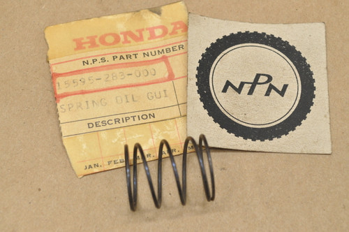 NOS Honda CB450 Oil Guide Metal Spring 15595-283-000
