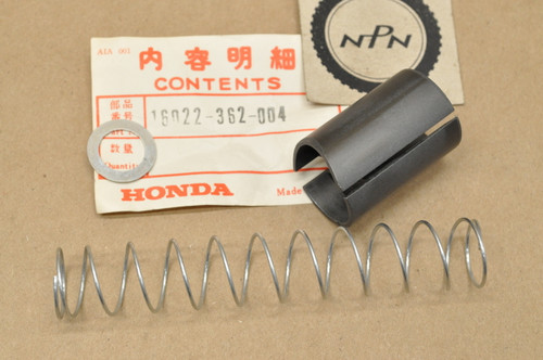 NOS Honda XL175 K0-K2 Carburetor Throttle Valve Slide & Spring Set 16022-362-004